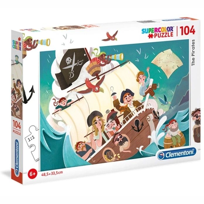 SuperColor Pirates 104 Pc Puzzle - Potpourri Gift Shop