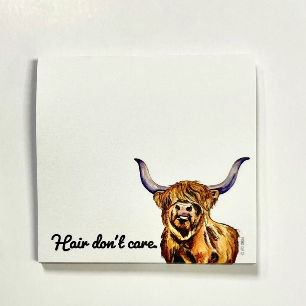 Highland Cow Sticky Notes - Potpourri Gift Shop
