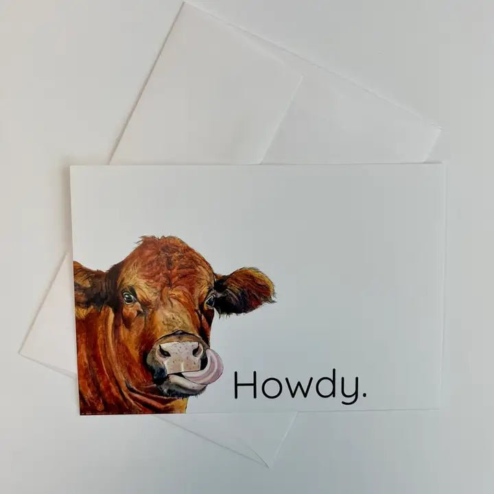 Highland Cow Flat Note Cards with Envelopes - Potpourri Gift Shop