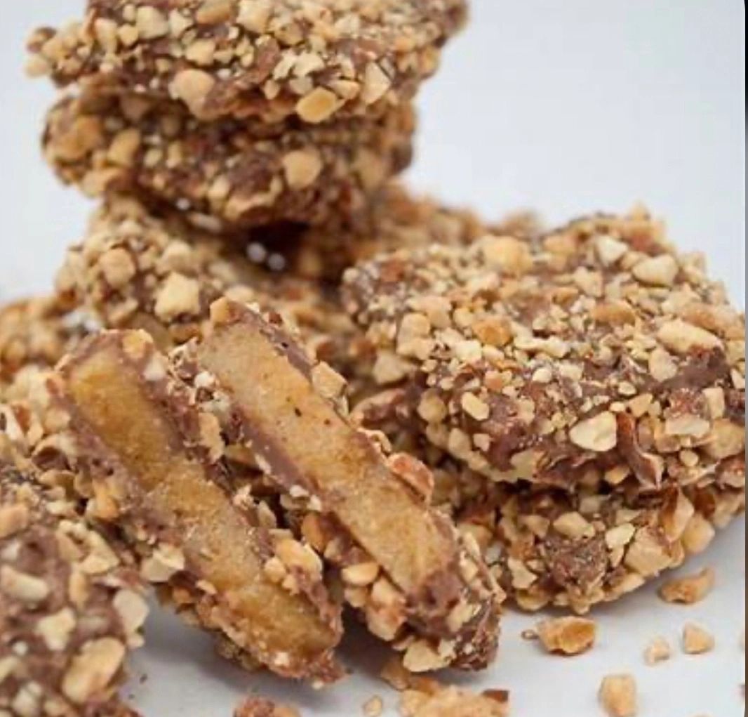 Almond Butter Toffee Milk Chocolate Squares 1/4lb.