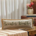 Sweater Weather Farmhouse Throw Pillow 5x15