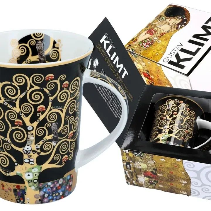 The Tree of LIfe by G. Klimt Porcelain Mug in a Gift Box