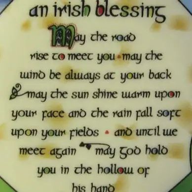 Irish Blessing Teabag Holder