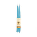 100% Pure Beeswax Tapers Pair in Sky Blue - Potpourri Gift Shop