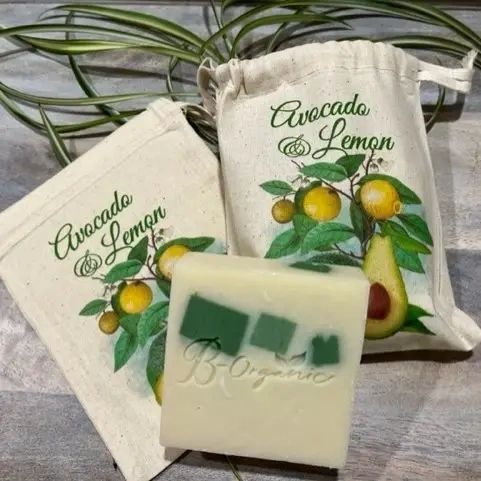 Organic Avocado & Lemon Soap in a Bag