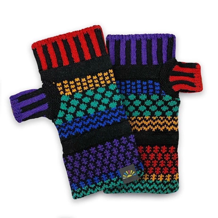 Fingerless Mittens - Gemstone