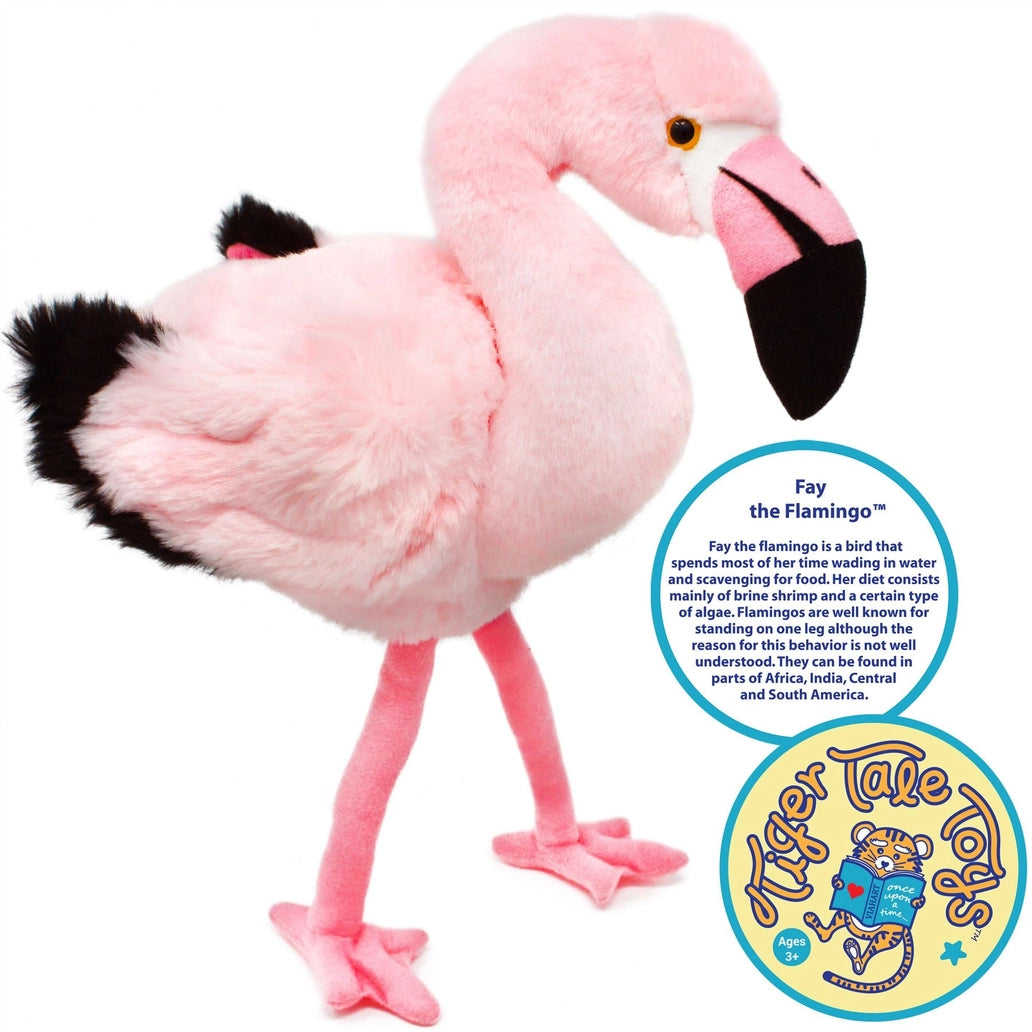 Fay The Flamingo 13" Stuffed Plushie