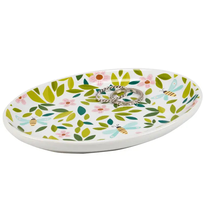 Flowers & Bees Vanity Tray
