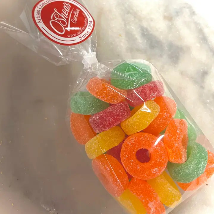 O'Shea's Gourmet Fruit Rings, 3/4 pound