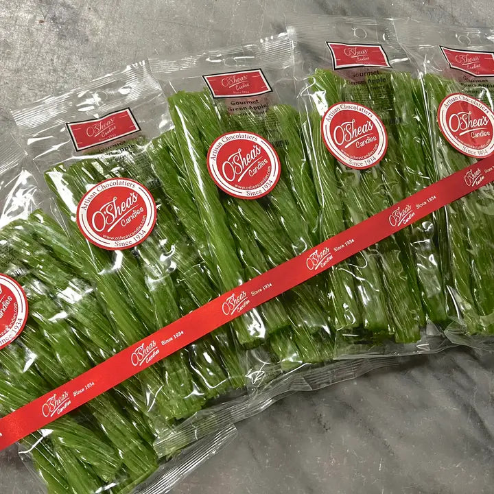 O'Shea's Gourmet Thick Cut Green Apple Licorice, 1/2 pound