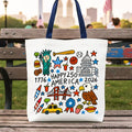 Happy 250th Birthday USA Tote Bag