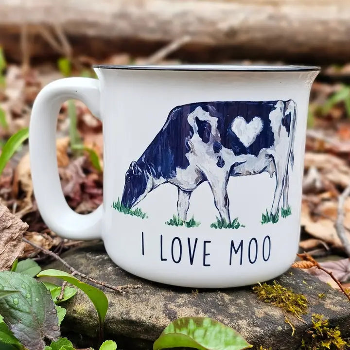 I Love Moo Cow Ceramic Mug