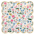 Floral Pattern Paper Plate 9" - Potpourri Gift Shop