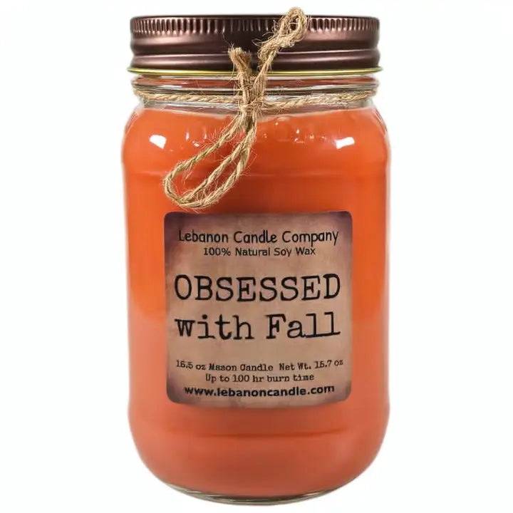 Lebanon Candle Company Obsessed with Fall Candle