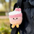 Plush Pink Cherry Cake Accessory Toy