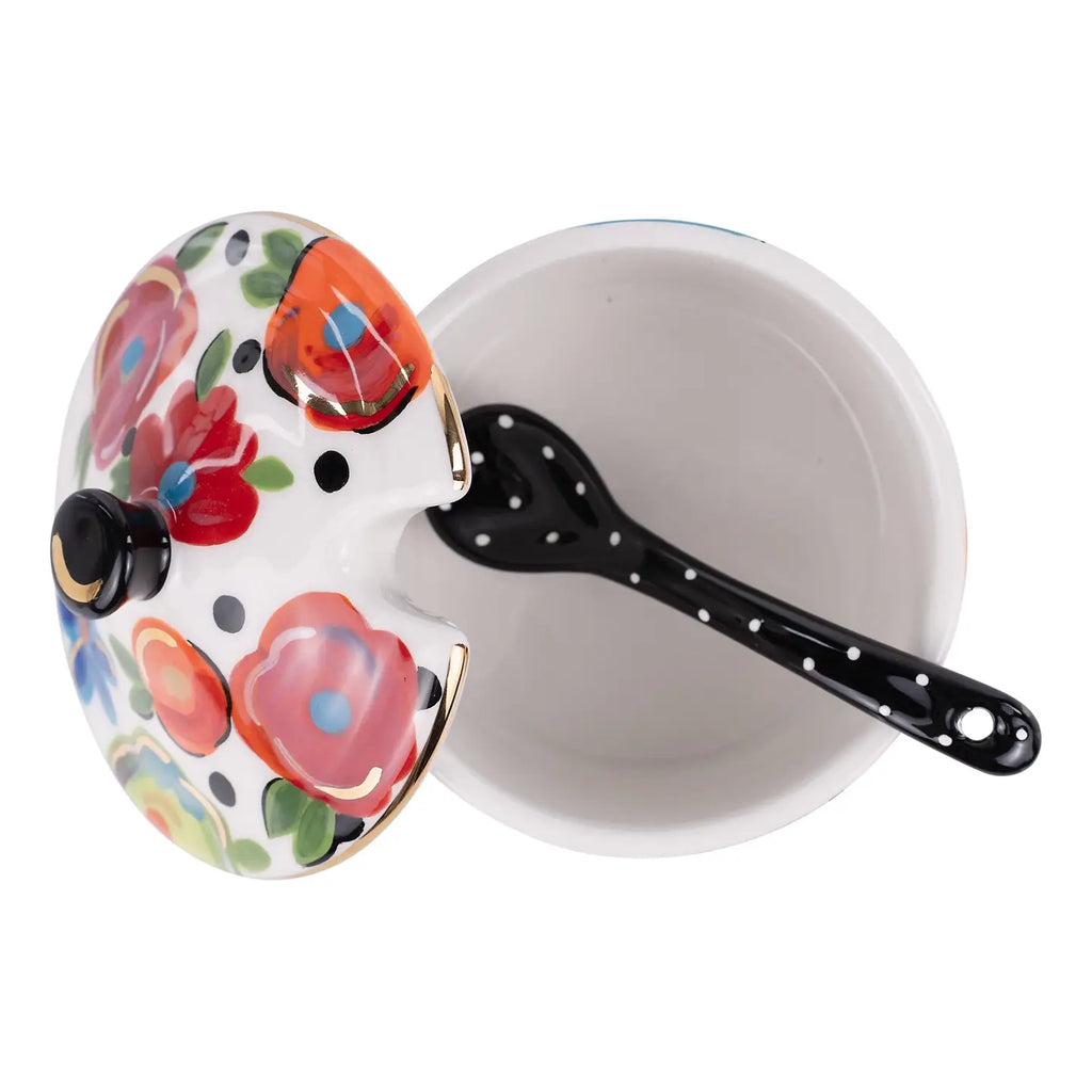 Polka Dot Flower Salt Dish - Potpourri Gift Shop