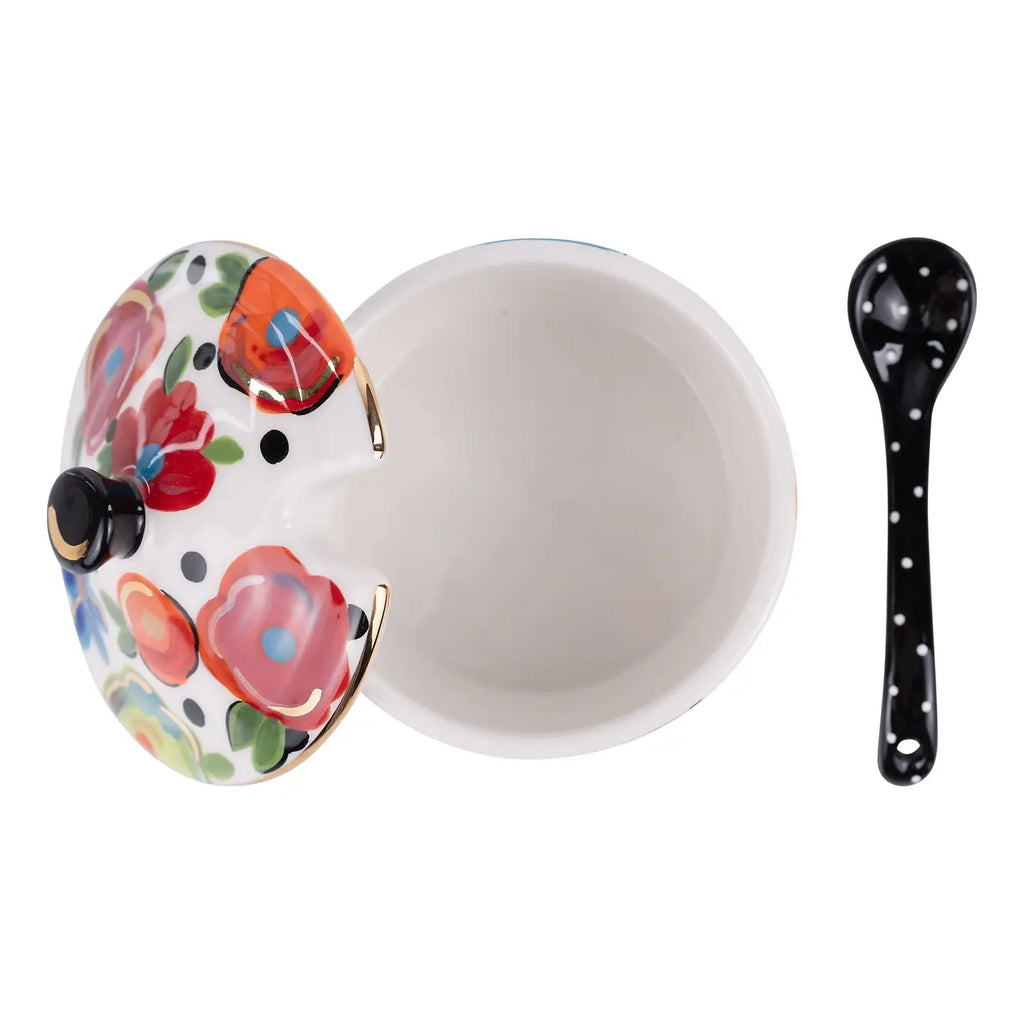 Polka Dot Flower Salt Dish - Potpourri Gift Shop