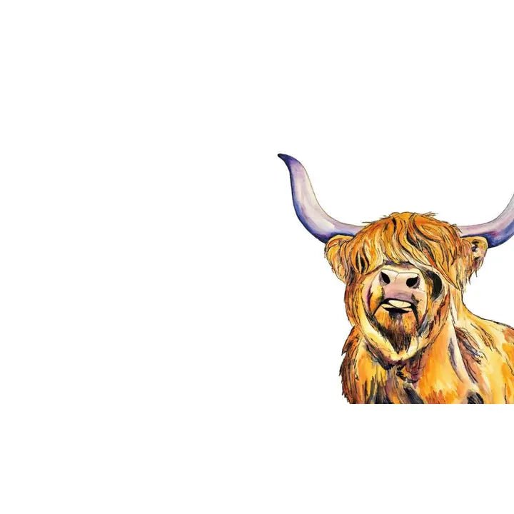 Highland Cow Tiny Cards, Qty. 60 - Potpourri Gift Shop